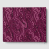 Blackberry Wine Pattern Gästebuch (Rückseite)