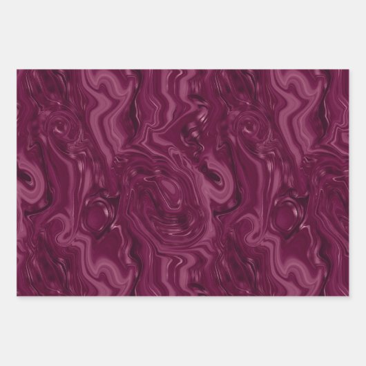 Blackberry Wine Pattern Geschenkpapier Set (Vorderseite 3)