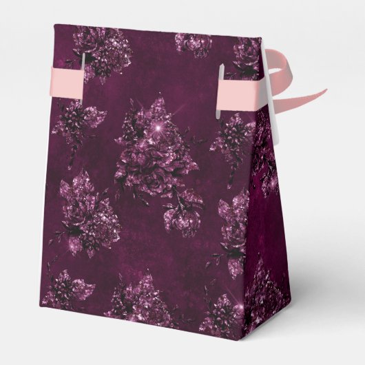 Blackberry Wine Pattern  Geschenkschachtel (Rückseite)