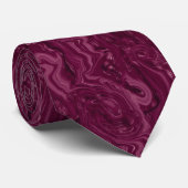 Blackberry Wine Pattern  Krawatte (Gerollt)