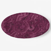 Blackberry Wine Pattern Pappteller (Schrägansicht)