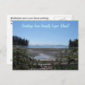 BlackBerry zu Lopez Postkarte (Vorne/Hinten)