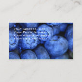 BlackBerrydiätetiker-Geschäftskarte Visitenkarte (Rückseite)