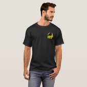 Blackbird Bird Sunflower Bird Birdwatcher Biologis T-Shirt (Vorne ganz)