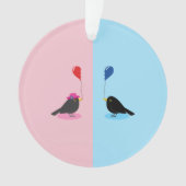 Blackbird finden Ihre andere Hälfte Ornament (Vorderseite)
