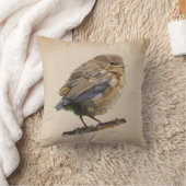 Blackbird Fledgling Kissen (Decke)