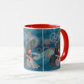 Blackbird Fliegen Tasse (VorderseiteRechts)