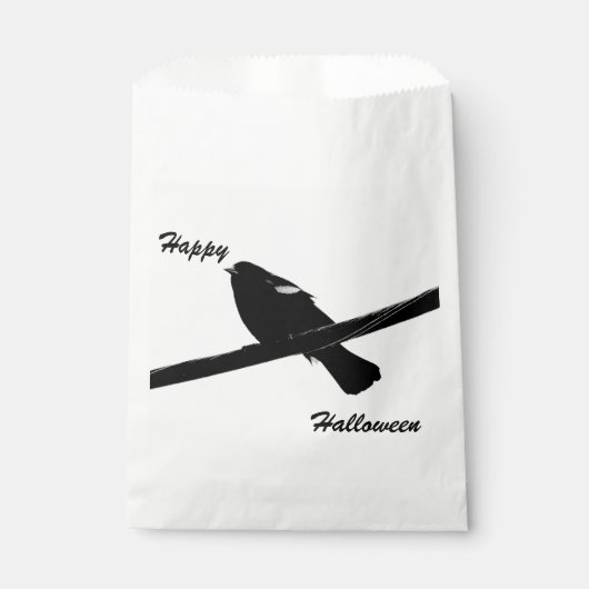 Blackbird Happy Halloween Favor Bags Geschenktütchen (Vorderseite)