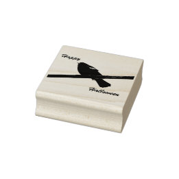 Blackbird Happy Halloween Gummistempel