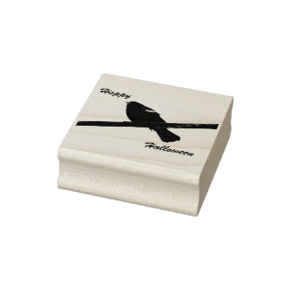 Blackbird Happy Halloween Gummistempel