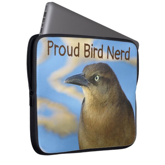Blackbird Hobby Birdwatcher Proud Bird Nerd Laptopschutzhülle (Vorne Rechts)