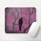 Blackbird in einem rosa Meer Mousepad (Mit Mouse)