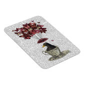 Blackbird in Teacup Magnet (Rechte Seite)