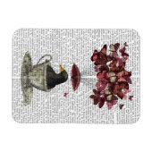 Blackbird in Teacup Magnet (Horizontal)