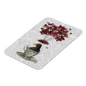 Blackbird in Teacup Magnet (Linke Seite)