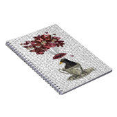 Blackbird in Teacup Notizblock (Rechte Seite)