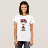 Blackbird in Teacup T-Shirt (Vorne ganz)