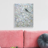 Blackbird in Tree 2012 Leinwanddruck (Insitu (Wohnzimmer))