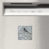 Blackbird in Tree 2012 Magnet (In Situ (Geschirrspüler))