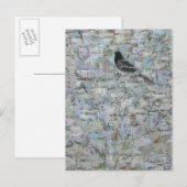 Blackbird in Tree 2012 Postkarte (Vorne/Hinten)