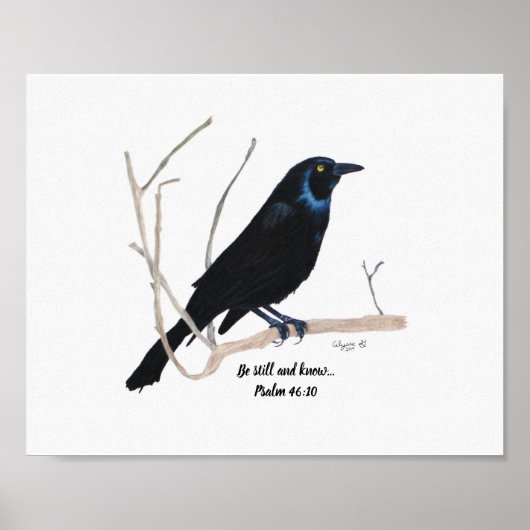 Blackbird Inspiration Print Poster (Vorne)