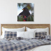 Blackbird Leinwanddruck (Insitu (Schlafzimmer))