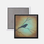 Blackbird Magnet (Vorderseite/Rückseite)