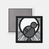 Blackbird Magnet (Vorderseite/Rückseite)