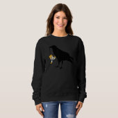 Blackbird mit Karate Kitten an Kettenbricht oder Sweatshirt (Vorne ganz)