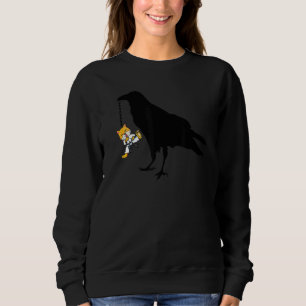 Blackbird mit Karate Kitten an Kettenbricht oder Sweatshirt