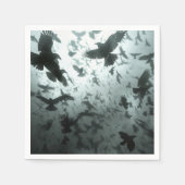 Blackbird Raven Crow Party Serviette (Vorderseite)