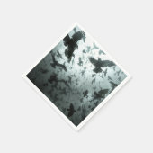 Blackbird Raven Crow Party Serviette (Ecke)