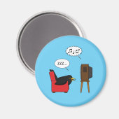 Blackbird Schlafen vor dem TV-Comic Magnet (Vorderseite/Rückseite)