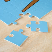 Blackbird Schlafen vor dem TV-Comic Puzzle (Seite)