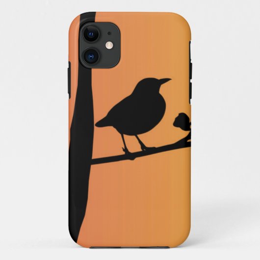 Blackbird-Silhouette Case-Mate iPhone Hülle (Rückseite)