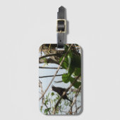 Blackbird Singing Gepäckanhänger (Vorderseite Vertikal)