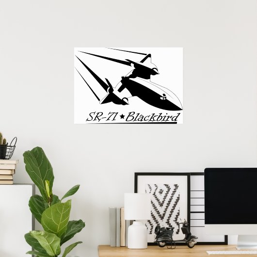 Blackbird SR-71 Poster (Heimbüro)