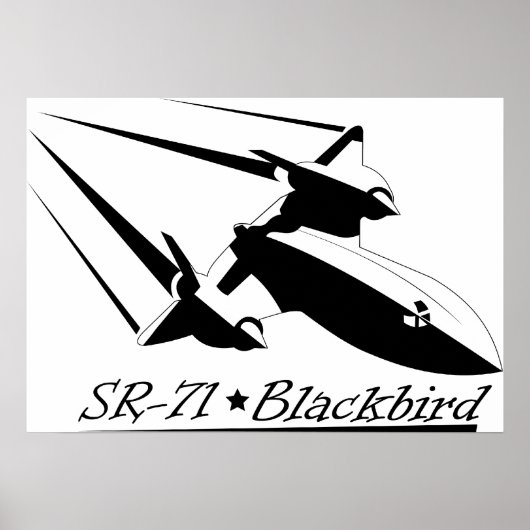 Blackbird SR-71 Poster (Vorne)