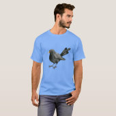 Blackbird-Tinte zeichnend T-Shirt (Vorne ganz)