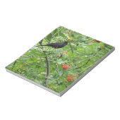 Blackbird und Berries Notepad Notizblock (Rotiert)