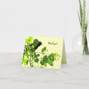 Blackbird Vielen Dank Dankeskarte