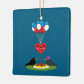 Blackbird's Spaghetti Meatballs Valentine's Date Keramikornament (Links)