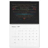 Blackboard Scriptures 2024 Monatskalender Kalender (Feb 2027)
