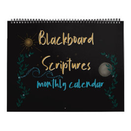 Blackboard Scriptures 2024 Monatskalender Kalender