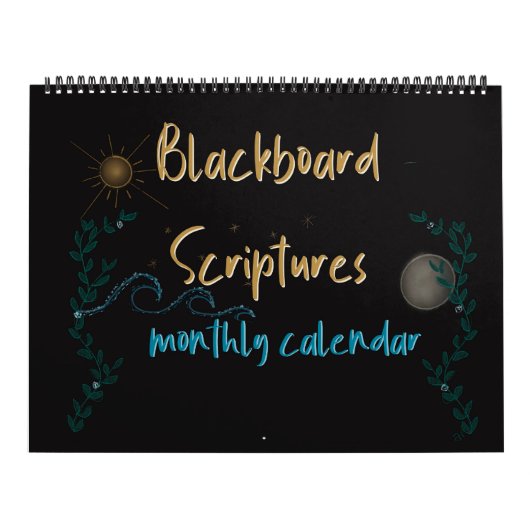 Blackboard Scriptures 2024 Monatskalender Kalender (Titelbild)