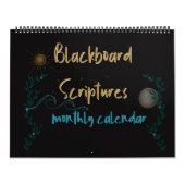 Blackboard Scriptures 2024 Monatskalender Kalender (Titelbild)