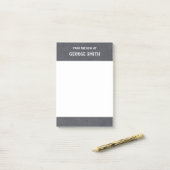 Blackboard-Stil vom Schreibtisch aus benutzerdefin Post-it Klebezettel (Auf Schreibtisch)