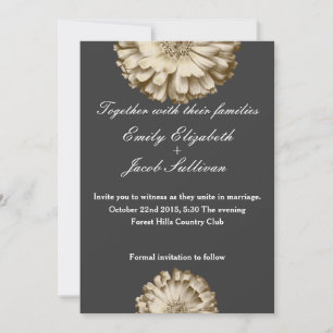 Blackboard-Tafel Daisy Inspiriert HochzeitsRett Save The Date