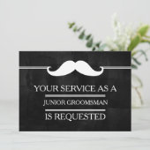 Blackboard Your Service als Trauzeuge Request Einladung (Stehend Vorderseite)