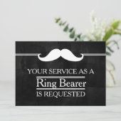 Blackboard Your Service als Trauzeuge Request Einladung (Stehend Vorderseite)